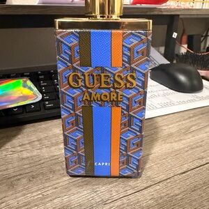 Guess Amore Capri with Blue and Orange Geometric Design